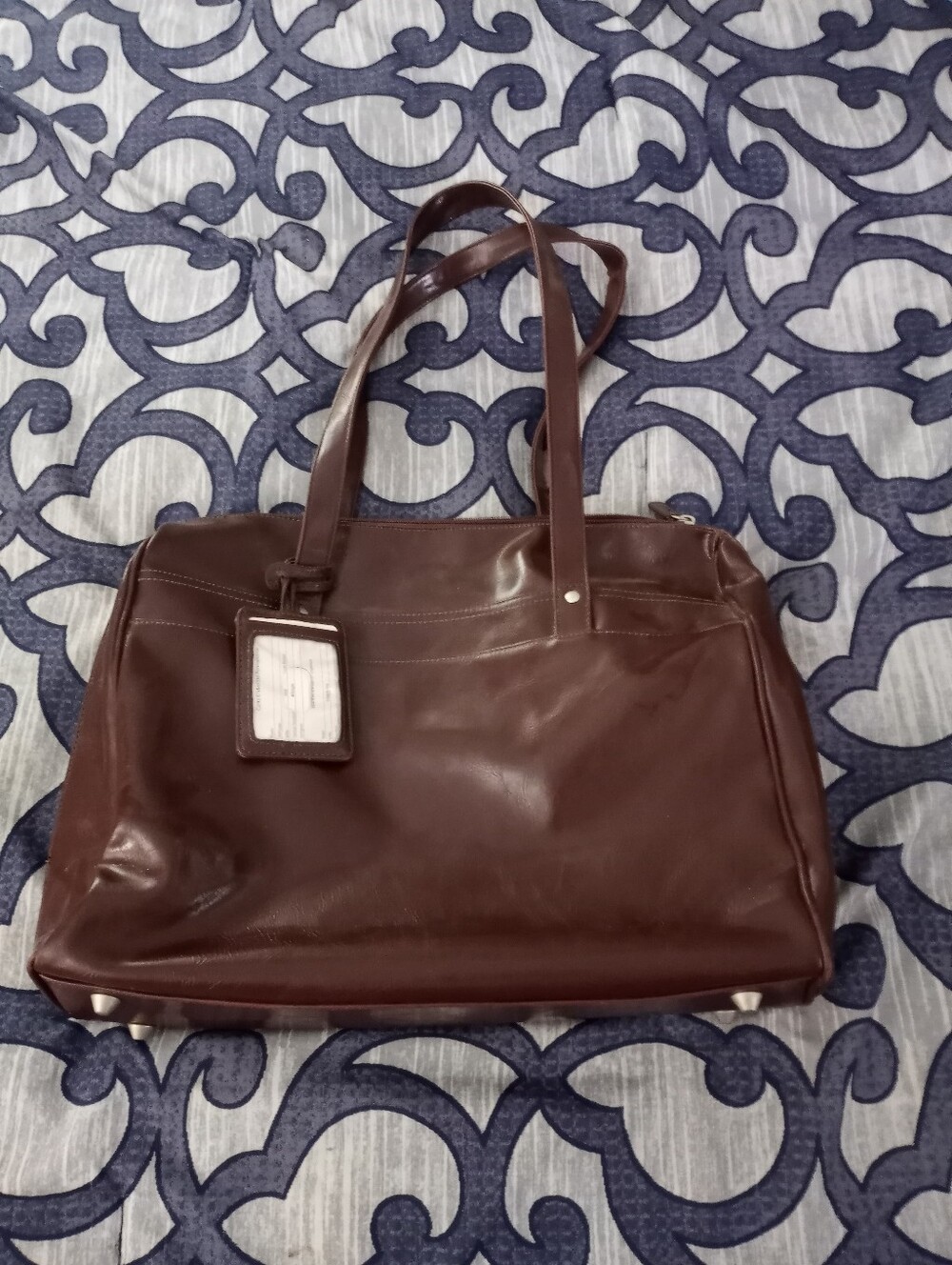 Vintage BUXTON LEATHER Large Laptop Case